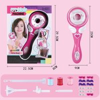 Cute Hairstyle Stick-on Crystals Magic Automatic Tress Device Girls Small Jewelry Toys main image 3