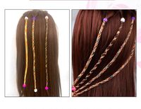 Cute Hairstyle Stick-on Crystals Magic Automatic Tress Device Girls Small Jewelry Toys main image 2