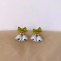 Simple Style Flower Sterling Silver Plating Earrings 1 Pair main image 1