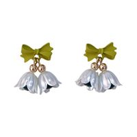 Simple Style Flower Sterling Silver Plating Earrings 1 Pair sku image 1