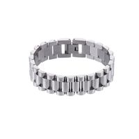 Fashion Geometric Stainless Steel Plating Bracelets sku image 1