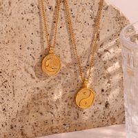 Fashion Moon Stainless Steel Plating Pendant Necklace main image 1