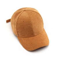 Women's Basic Solid Color Curved Eaves Baseball Cap main image 4