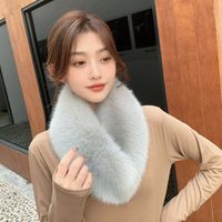 Women's Fashion Solid Color Artificial Wool Winter Scarves main image 2