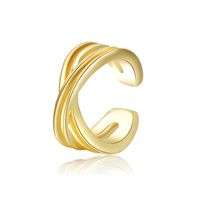Wholesale Jewelry Fashion C Shape Metal Plating Ear Clips sku image 13