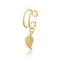 Wholesale Jewelry Fashion C Shape Metal Plating Ear Clips sku image 26