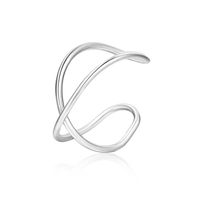Wholesale Jewelry Fashion C Shape Metal Plating Ear Clips sku image 6
