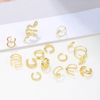Wholesale Jewelry Fashion C Shape Metal Plating Ear Clips main image 1