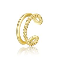 Wholesale Jewelry Fashion C Shape Metal Plating Ear Clips sku image 22