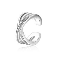 Wholesale Jewelry Fashion C Shape Metal Plating Ear Clips sku image 14