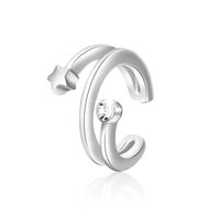 Wholesale Jewelry Fashion C Shape Metal Plating Ear Clips sku image 25