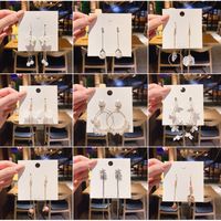 Fashion Heart Shape Alloy Plating Inlay Artificial Gemstones Women's Drop Earrings 1 Pair main image 1