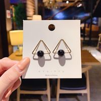 Fashion Heart Shape Alloy Plating Inlay Artificial Gemstones Women's Drop Earrings 1 Pair sku image 23