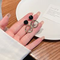 Fashion Heart Shape Alloy Plating Inlay Artificial Gemstones Women's Drop Earrings 1 Pair sku image 78