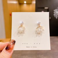 Fashion Heart Shape Alloy Plating Inlay Artificial Gemstones Women's Drop Earrings 1 Pair sku image 94