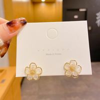 Fashion Heart Shape Alloy Plating Inlay Artificial Gemstones Women's Drop Earrings 1 Pair sku image 136