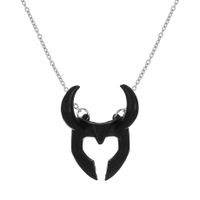 Vintage Style Bull Head Alloy Plating Unisex Pendant Necklace main image 4