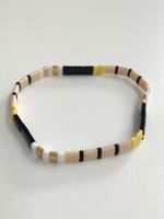 Retro Ethnic Creative Niche Beads Handmade Beaded Folded Bracelet sku image 22