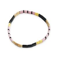 Retro Ethnic Creative Niche Beads Handmade Beaded Folded Bracelet sku image 21
