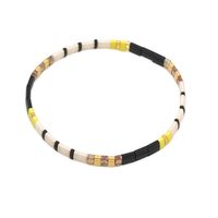 Retro Ethnic Creative Niche Beads Handmade Beaded Folded Bracelet sku image 23