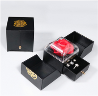 Fashion Flower Paper Valentine'S Day Jewelry Boxes sku image 2