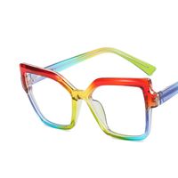 Fashion Color Block Ac Cat Eye Full Frame Optical Glasses main image 4