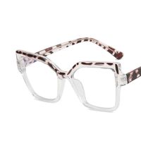 Fashion Color Block Ac Cat Eye Full Frame Optical Glasses sku image 1