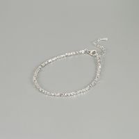 Moda Geométrico Plata Esterlina Irregular Pulsera 1 Pieza sku image 1