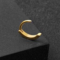 Simple Style Solid Color Stainless Steel Plating Belly Ring 1 Piece sku image 4
