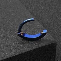 Simple Style Solid Color Stainless Steel Plating Belly Ring 1 Piece sku image 5