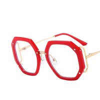 Fashion Solid Color Ac Polygon Full Frame Optical Glasses main image 4