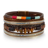 Bohemian Geometric Pu Leather Braid Women's Bracelets sku image 3