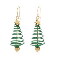 Fashion Christmas Tree Bell Snowman Alloy Women's Drop Earrings 1 Pair sku image 2