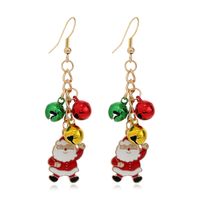 Fashion Christmas Tree Bell Snowman Alloy Women's Drop Earrings 1 Pair sku image 5