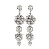 Fashion Geometric Imitation Pearl Alloy Women's Drop Earrings 1 Pair sku image 1