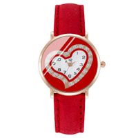 Fashion Heart Shape Buckle Quartz Women's Watches sku image 1