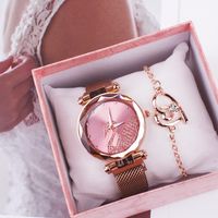 Casual Geometric Magnetic Buckle Quartz Women's Watches sku image 7