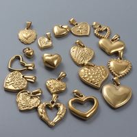 1 Piece Stainless Steel Heart Shape main image 1