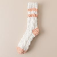 Women's Japanese Style Stripe Nylon Crew Socks 2 Pieces sku image 7