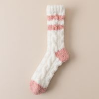 Women's Japanese Style Stripe Nylon Crew Socks 2 Pieces sku image 8