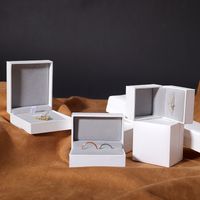 Fashion Solid Color Paper Jewelry Boxes main image 5