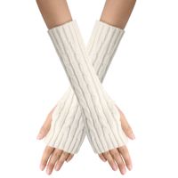 Women's Fashion Solid Color Polyacrylonitrile Fiber Gloves 1 Pair sku image 5