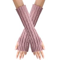 Women's Fashion Solid Color Polyacrylonitrile Fiber Gloves 1 Pair sku image 6