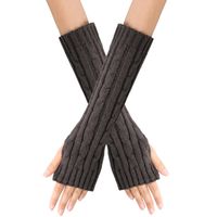 Women's Fashion Solid Color Polyacrylonitrile Fiber Gloves 1 Pair sku image 7