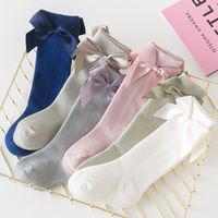 Women's Fashion Bow Knot Cotton Bowknot Crew Socks 2 Pieces main image 3