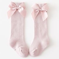 Women's Fashion Bow Knot Cotton Bowknot Crew Socks 2 Pieces sku image 9