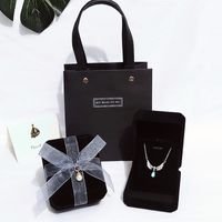 Simple Style Solid Color Cloth Jewelry Boxes 1 Piece sku image 6