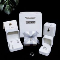 Simple Style Solid Color Cloth Jewelry Boxes 1 Piece sku image 1