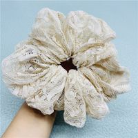 Simple Style Solid Color Cloth Lace Hair Tie 1 Piece main image 1