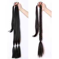 Women's Fashion Casual High Temperature Wire Ponytail Wigs sku image 5